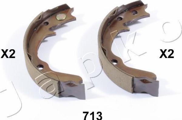 Japko 55713 - Комплект гальм, ручник, парковка autozip.com.ua