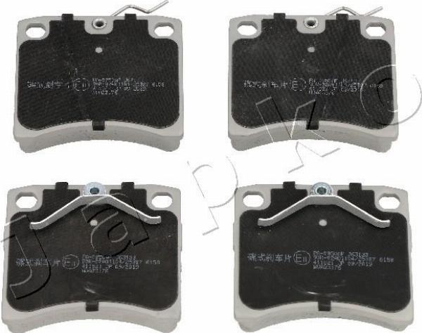 Japko 500950 - Гальмівні колодки, дискові гальма autozip.com.ua
