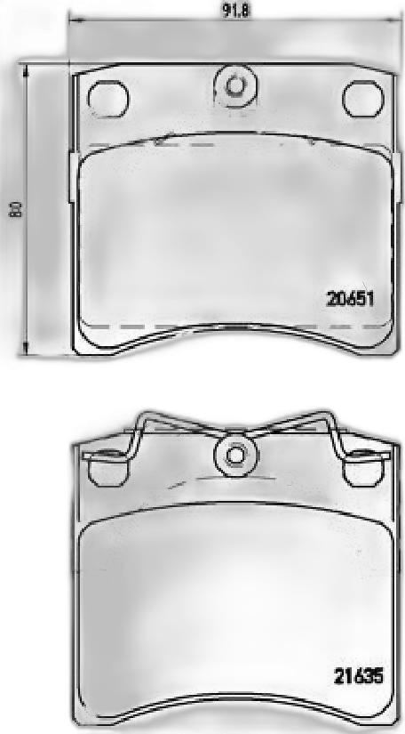 Japko 500950 - Гальмівні колодки, дискові гальма autozip.com.ua