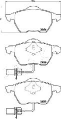 Japko 500927 - Гальмівні колодки, дискові гальма autozip.com.ua