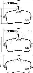 Japko 500652 - Гальмівні колодки, дискові гальма autozip.com.ua