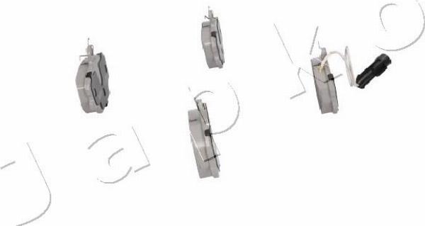 Japko 500062 - Гальмівні колодки, дискові гальма autozip.com.ua