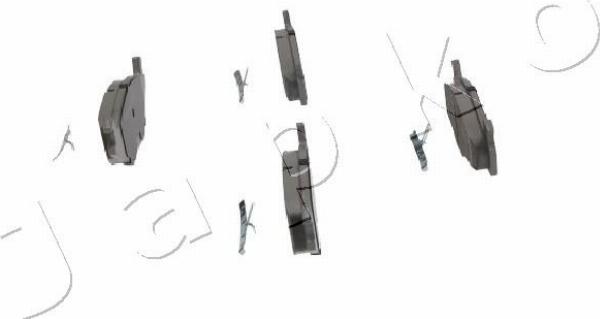 Japko 500078 - Гальмівні колодки, дискові гальма autozip.com.ua