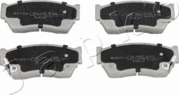 Japko 50149 - Гальмівні колодки, дискові гальма autozip.com.ua