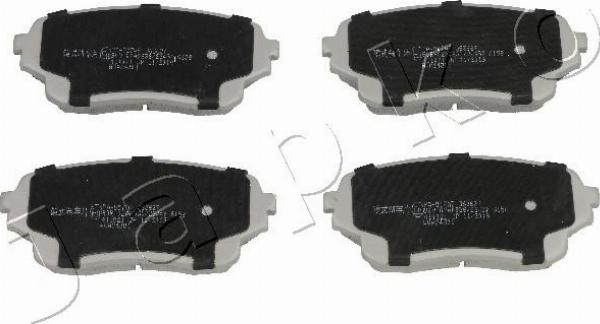 Japko 50807 - Гальмівні колодки, дискові гальма autozip.com.ua