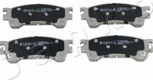 Japko 50399 - Гальмівні колодки, дискові гальма autozip.com.ua
