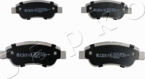 Japko 50217 - Гальмівні колодки, дискові гальма autozip.com.ua