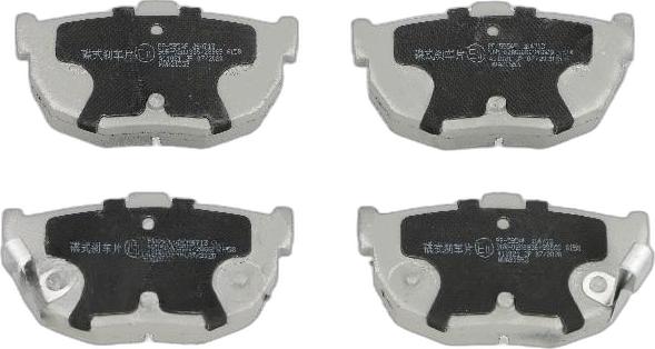 Japko 51595 - Гальмівні колодки, дискові гальма autozip.com.ua