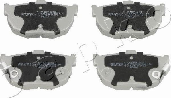 Japko 51595 - Гальмівні колодки, дискові гальма autozip.com.ua