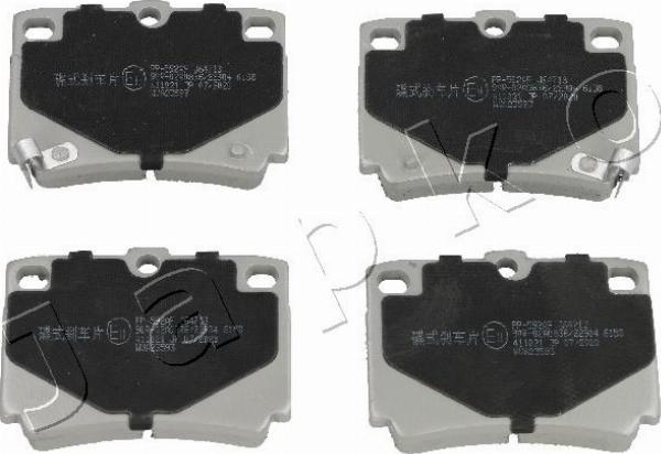 Japko 51592 - Гальмівні колодки, дискові гальма autozip.com.ua