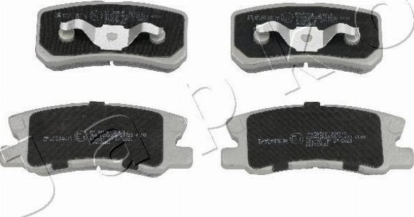 Japko 51505 - Гальмівні колодки, дискові гальма autozip.com.ua