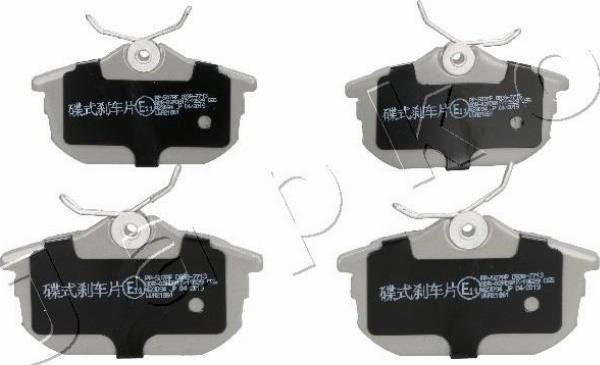 Japko 51507 - Гальмівні колодки, дискові гальма autozip.com.ua