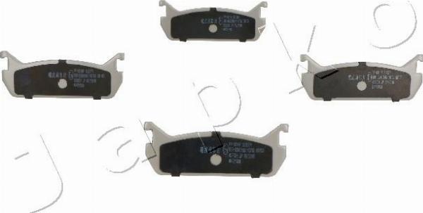 Japko 51601 - Гальмівні колодки, дискові гальма autozip.com.ua