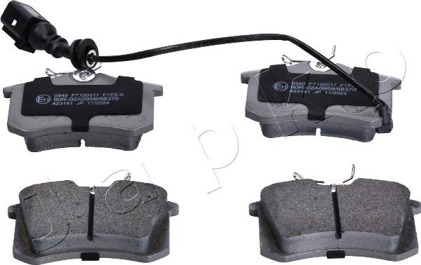 Japko 510940 - Гальмівні колодки, дискові гальма autozip.com.ua