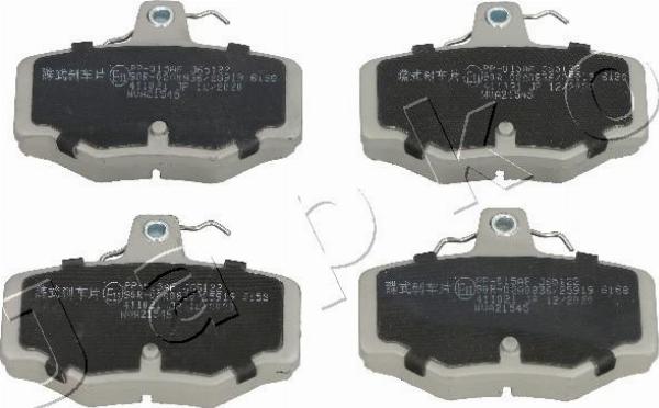 Japko 51015 - Гальмівні колодки, дискові гальма autozip.com.ua