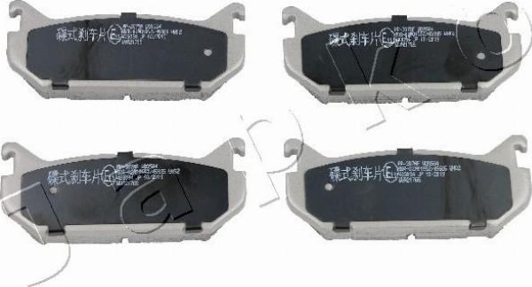 Japko 51307 - Гальмівні колодки, дискові гальма autozip.com.ua