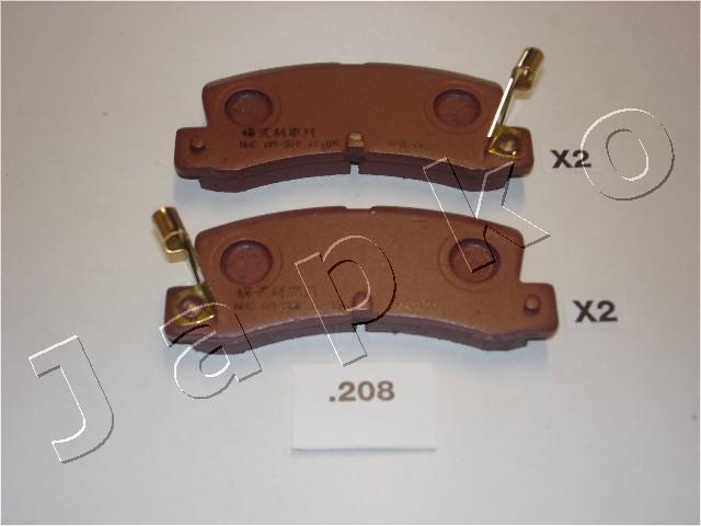 Japko 51208 - Гальмівні колодки, дискові гальма autozip.com.ua