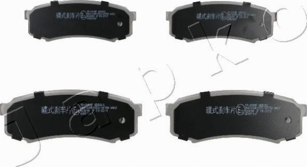 Japko 51210 - Гальмівні колодки, дискові гальма autozip.com.ua