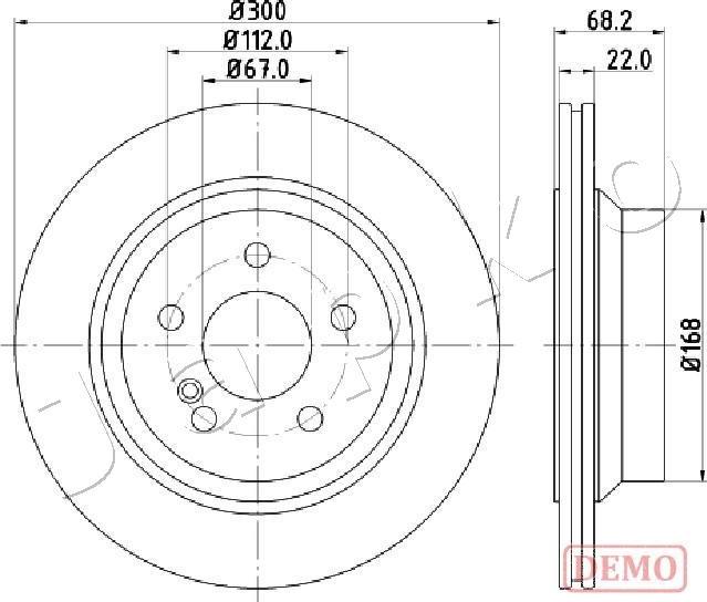 Japko 610514C - Гальмівний диск autozip.com.ua