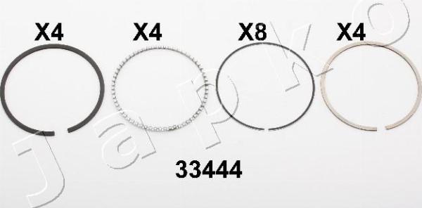 Japko 133444 - Поршневе кільце autozip.com.ua
