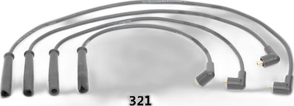 Japko 132321 - Комплект проводів запалювання autozip.com.ua