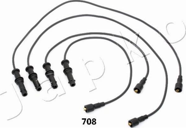 Japko 132708 - Комплект проводів запалювання autozip.com.ua