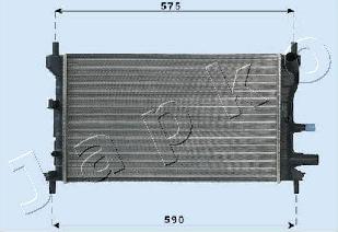 Japko RDA053060 - Радіатор, охолодження двигуна autozip.com.ua