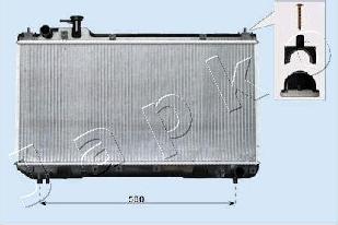 Japko RDA153096 - Радіатор, охолодження двигуна autozip.com.ua