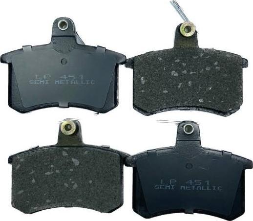 JASANPARTS YLP451 - Гальмівні колодки, дискові гальма autozip.com.ua