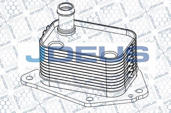 Jdeus 465M10 - Масляний радіатор, рухове масло autozip.com.ua