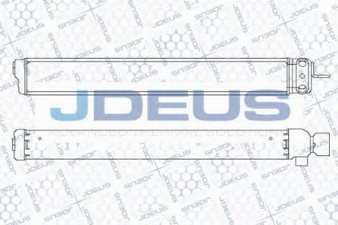 Jdeus 405M03 - Масляний радіатор, рухове масло autozip.com.ua