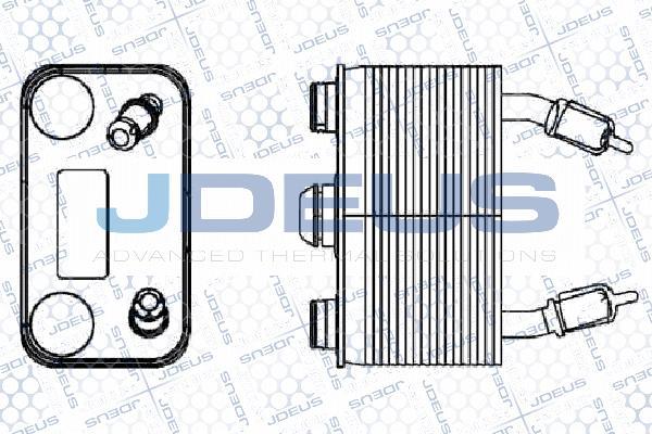 Jdeus 405M27 - Масляний радіатор, автоматична коробка передач autozip.com.ua