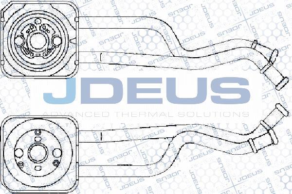 Jdeus 430M07A - Масляний радіатор, рухове масло autozip.com.ua
