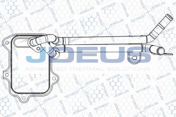 Jdeus 425M29A - Масляний радіатор, рухове масло autozip.com.ua