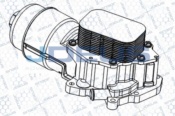 Jdeus 421M49A - Масляний радіатор, рухове масло autozip.com.ua