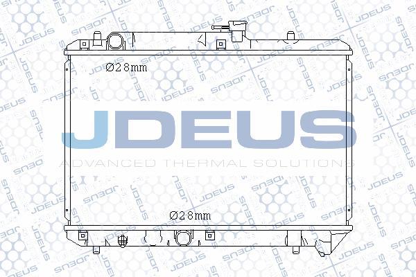 Jdeus 042M04 - Радіатор, охолодження двигуна autozip.com.ua