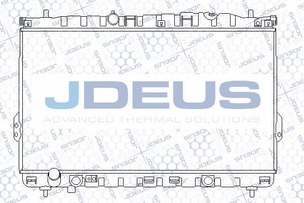 Jdeus 054M23 - Радіатор, охолодження двигуна autozip.com.ua