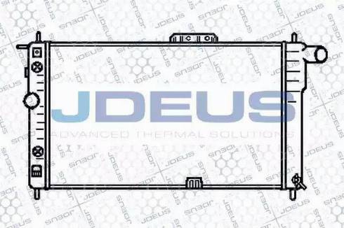 Jdeus 056M04 - Радіатор, охолодження двигуна autozip.com.ua