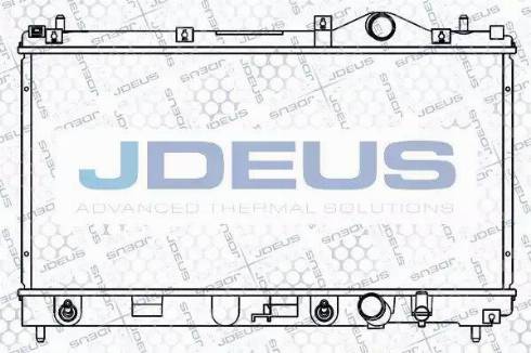 Jdeus 053M04 - Радіатор, охолодження двигуна autozip.com.ua