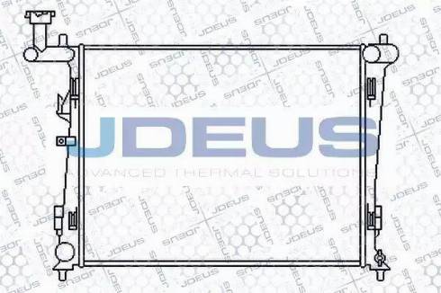 Jdeus 065M09 - Радіатор, охолодження двигуна autozip.com.ua
