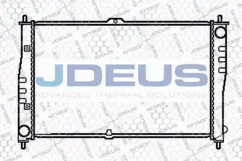 Jdeus 065M03 - Радіатор, охолодження двигуна autozip.com.ua