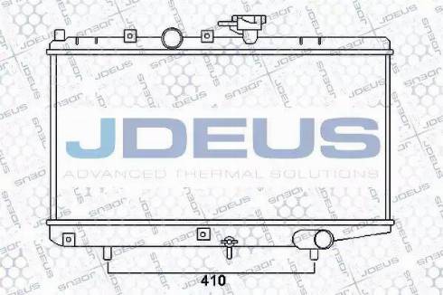 Jdeus 065M22 - Радіатор, охолодження двигуна autozip.com.ua