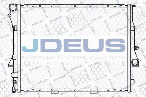 Jdeus 005M27 - Радіатор, охолодження двигуна autozip.com.ua