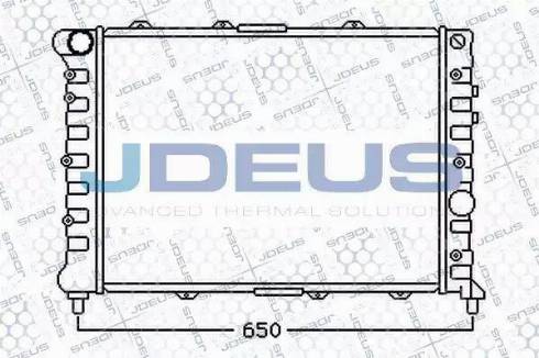 Jdeus 000M10 - Радіатор, охолодження двигуна autozip.com.ua