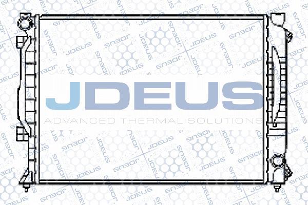 Jdeus 001M16 - Радіатор, охолодження двигуна autozip.com.ua