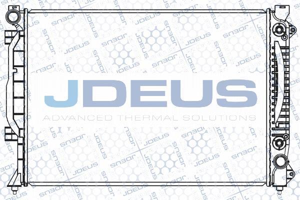 Jdeus 001M17 - Радіатор, охолодження двигуна autozip.com.ua