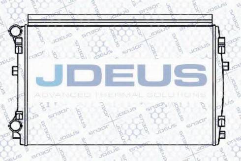 Jdeus 001M31 - Радіатор, охолодження двигуна autozip.com.ua