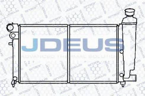 Jdeus 007E32 - Радіатор, охолодження двигуна autozip.com.ua