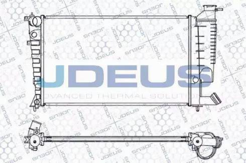 Jdeus 007M41 - Радіатор, охолодження двигуна autozip.com.ua