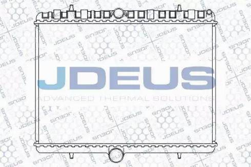 Jdeus 007M27 - Радіатор, охолодження двигуна autozip.com.ua